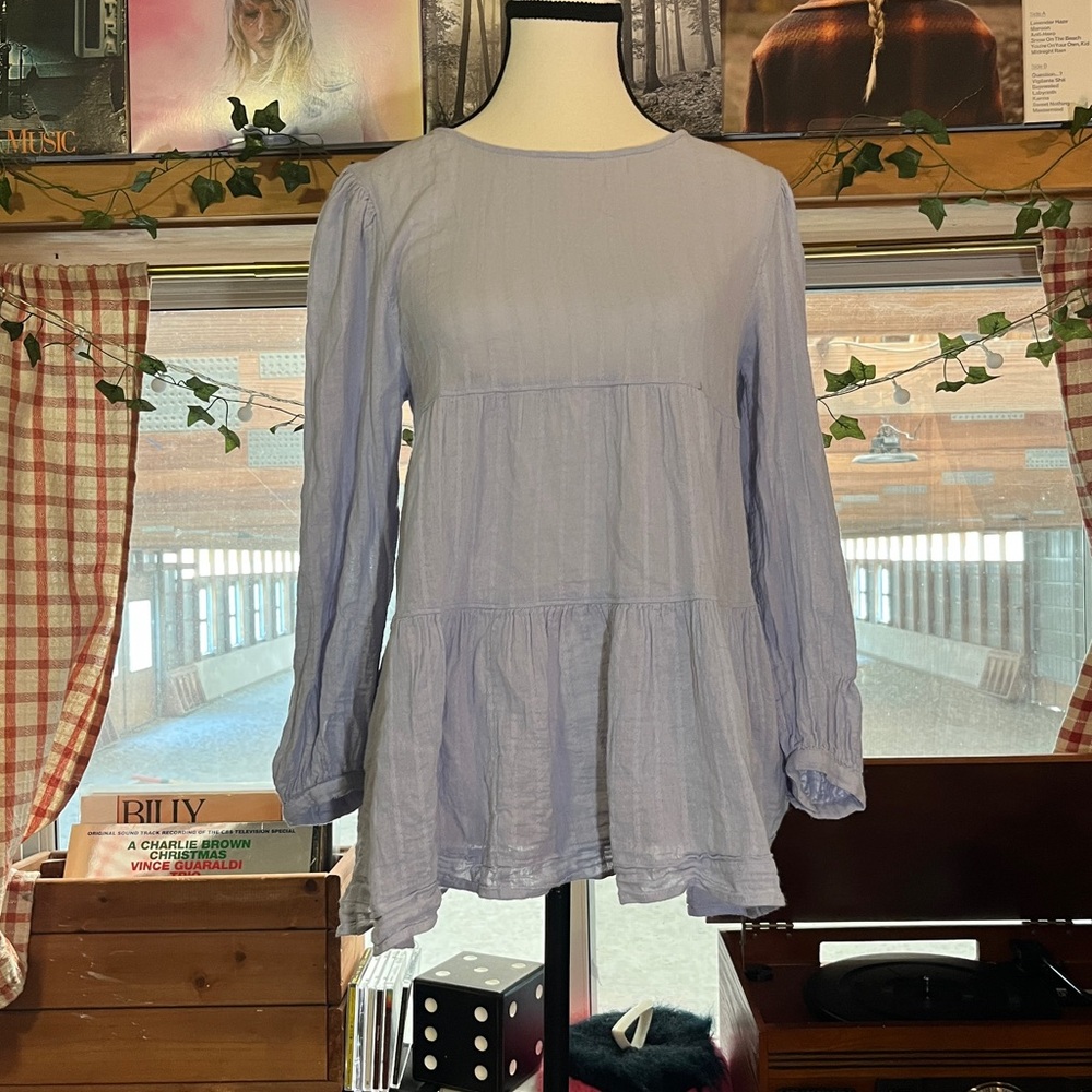 🪻Lavender Babydoll Top🪻